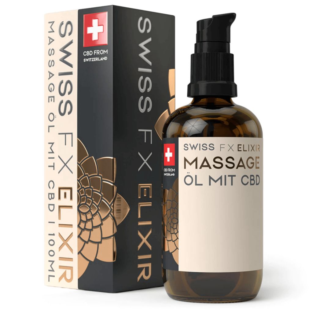 SWISS FX CBD Massage Öl